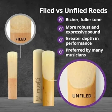 Alto Saxophone Reeds 2.5 Strength - 10 Pack