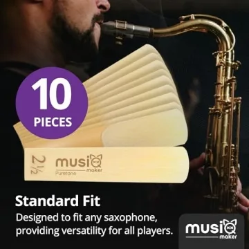 Alto Saxophone Reeds 2.5 Strength - 10 Pack