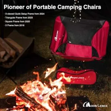 MOON LENCE Portable Camping Chair - Ultralight and Compact