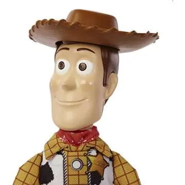 Mattel Disney Pixar Toy Story Talking Woody Action Figure & Accessory, Roundup Fun 12-inch Collectible with 30+ Sounds & Phrases