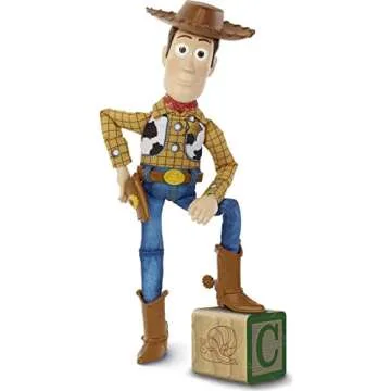 Mattel Disney Pixar Toy Story Talking Woody Action Figure & Accessory, Roundup Fun 12-inch Collectible with 30+ Sounds & Phrases