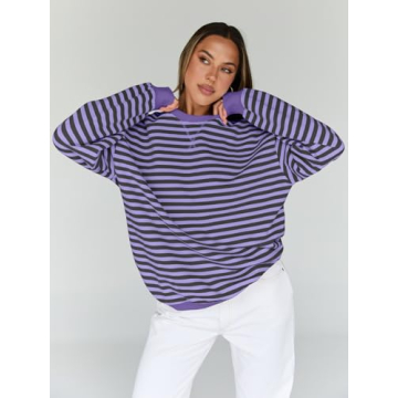 Trendy Queen Oversized Sweatshirt for Women - Chic Style