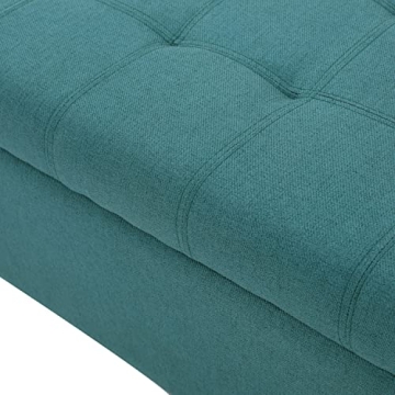 Stylish Christopher Knight Storage Ottoman in Dark Teal