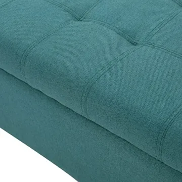 Stylish Christopher Knight Storage Ottoman in Dark Teal