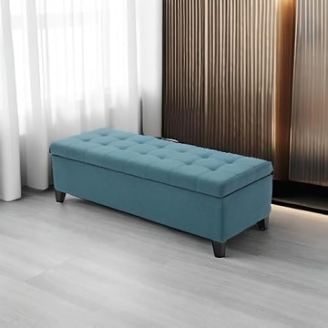 Stylish Christopher Knight Storage Ottoman in Dark Teal