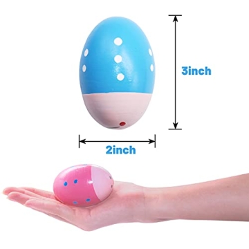 Ehome Easter Egg Shakers for Toddlers - Musical Fun