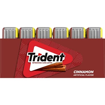 Trident Cinnamon Sugar Free Gum - 6 Pocket Packs