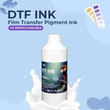 Enlite Premium DTF White Ink for DTF Heat Transfer Film Printing, Used for Epson Printhead L1800 L80...