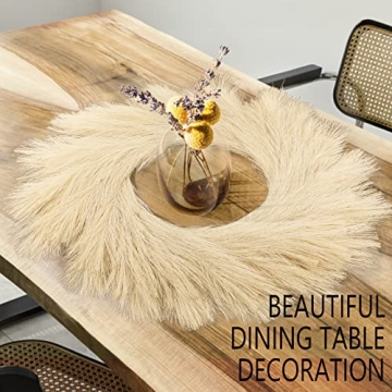 Hananona 26" Pampas Grass Wreath - Perfect Boho Decor