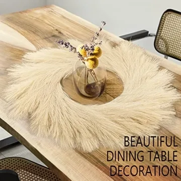 Hananona 26" Pampas Grass Wreath - Perfect Boho Decor