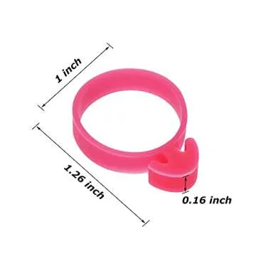 30 Pcs Pastry Bag Ties, Silicone Icing Bag Ties, Reusable Piping Bag Ties Decoration Bag Cake and Pa...