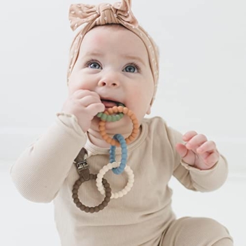 Ryan & Rose Cutie Clinks Attachable Chew Toy for Infants