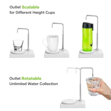 Portable 5 Gallon Water Dispenser for Home and Travel