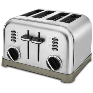 Cuisinart 4 Slice Toaster Oven - Brushed Stainless Finish with Versatile Cooking Options