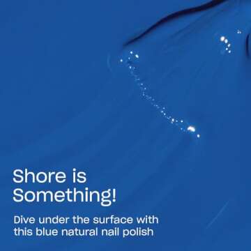 OPI Nature Strong Natural Origin Nail Polish Opaque Bright Blue & Green Crème Eco-Friendly Nail Polish | Plant Based, Vegan, Cruelty Free