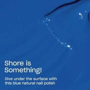 OPI Nature Strong Natural Origin Nail Polish Opaque Bright Blue & Green Crème Eco-Friendly Nail Polish | Plant Based, Vegan, Cruelty Free
