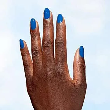 OPI Nature Strong Natural Origin Nail Polish Opaque Bright Blue & Green Crème Eco-Friendly Nail Polish | Plant Based, Vegan, Cruelty Free