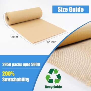 Honeycomb Packing Paper for Moving Breakables Eco Friendly Shipping Supplies