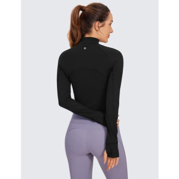 CRZ Yoga Butterluxe Quarter-Zip Pullover for Women Activewear