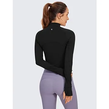 CRZ Yoga Butterluxe Quarter-Zip Pullover for Women Activewear