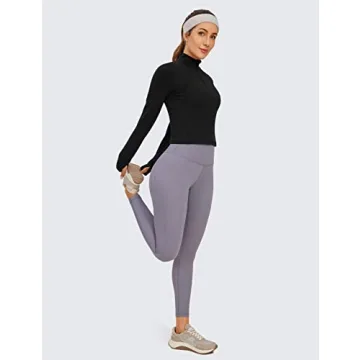 CRZ Yoga Butterluxe Quarter-Zip Pullover for Women Activewear