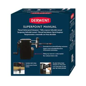 Derwent Super Point Manual Helical Pencil Sharpener (2302001)