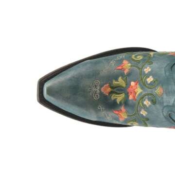 Dan Post Women's Flower Child Over-The-Knee Boot - Turquoise