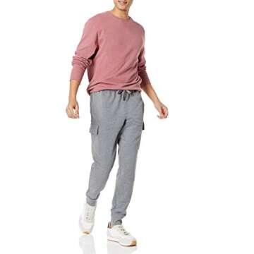 Amazon Essentials Cargo Fleece Jogger Sweatpant for Men