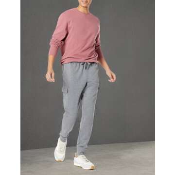 Amazon Essentials Cargo Fleece Jogger Sweatpant for Men