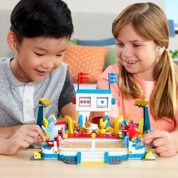 Mega Pokémon Building Set with 1101 Pieces and 5 Characters