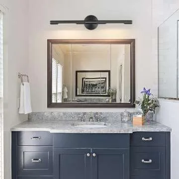 Knurldon Brass 30" Adjustable Picture Light for Art