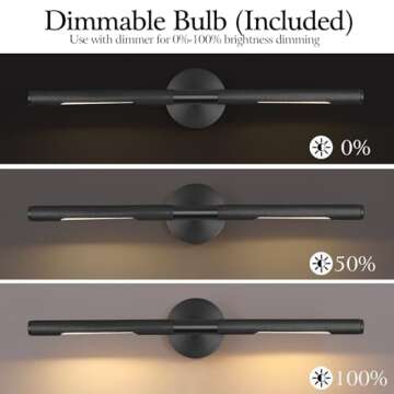 Knurldon Brass 30" Adjustable Picture Light for Art