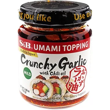 S&B Umami Topping - Elevate Every Meal with Crunchy Garlic Oil and Unique Umami Flavor