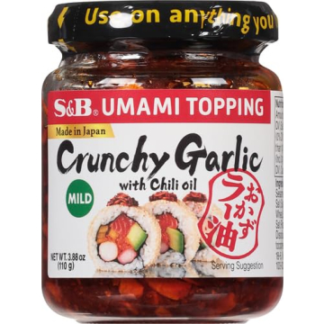 S&B Chili Oil with Crunchy Garlic - Flavor Enhancer