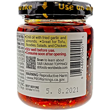 S&B Chili Oil with Crunchy Garlic - Flavor Enhancer