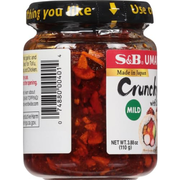 S&B Chili Oil with Crunchy Garlic - Flavor Enhancer