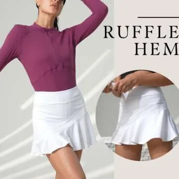 Ekouaer Comfortable Skort for Women – Athletic Style