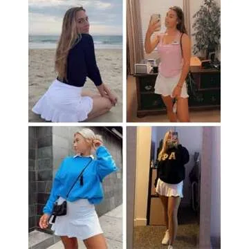 Ekouaer Comfortable Skort for Women – Athletic Style