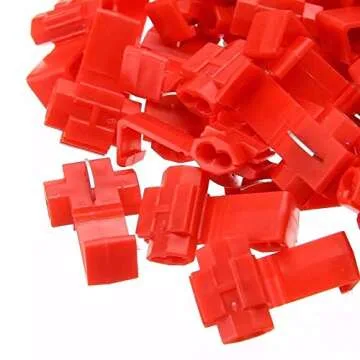 125PCS Solderless Quick Splice Snap Wire Connector,Insulated Crimp Connectors to Connect Electrical Wires 22-10 AWG