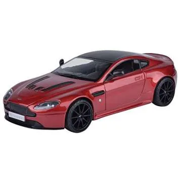 Motormax 79322RD Honda Aston Martin V12 Vantage S Model Car - Stunning Red with Black Roof