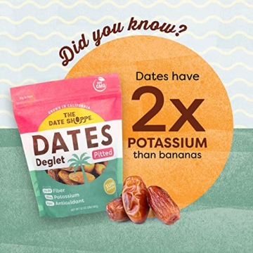 The Date Shoppe Pitted Deglet Dates | Vegan & Gluten-Free