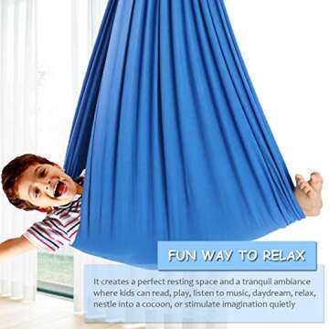 Sensory Swing Indoor, Dadoudou Swing Hammock Chair for Kids with Special Needs, Autism, ADHD, SPD, A...