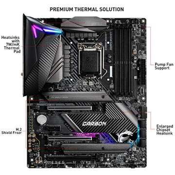 MSI MPG Z490 Gaming Carbon WiFi Motherboard
