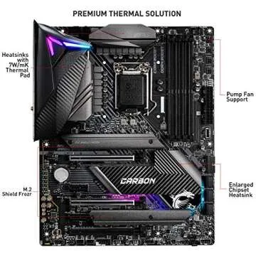 MSI MPG Z490 Gaming Carbon WiFi Motherboard