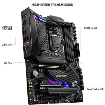 MSI MPG Z490 Gaming Carbon WiFi Motherboard
