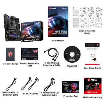 MSI MPG Z490 Gaming Carbon WiFi Motherboard