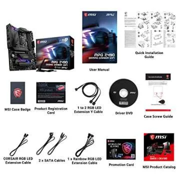 MSI MPG Z490 Gaming Carbon WiFi Motherboard
