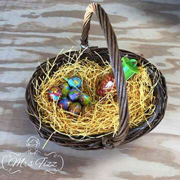Mrs Fizz Shredded Paper Gift Basket Filler Recycled Raffia Easter Grass for Boxes and Bags (10 LB) Pink