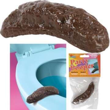 Loftus Gross Party Pooper Fake Poo Toy, Brown, 4"