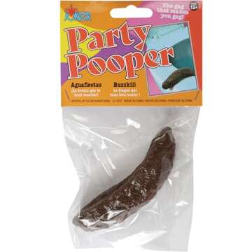 Loftus Gross Party Pooper Fake Poo Toy, Brown, 4"